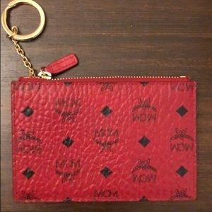 mcm key pouch red
